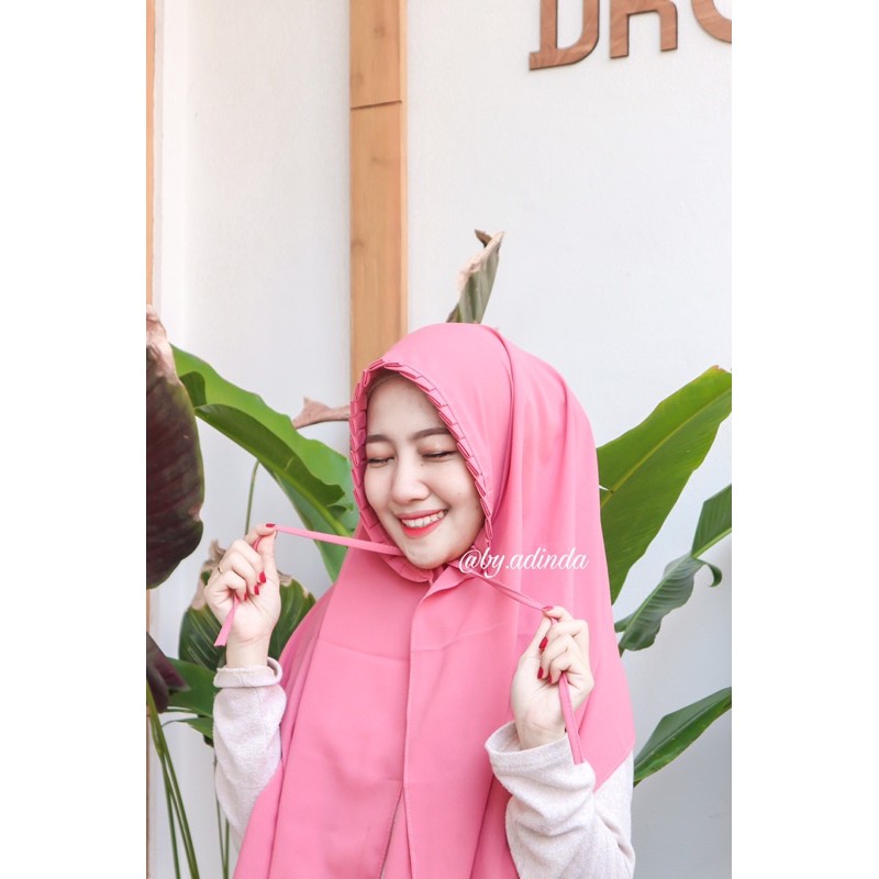 PASHMINA LIPIT kcb pasmina Tali Diamond Italiano hijab jilbab instant