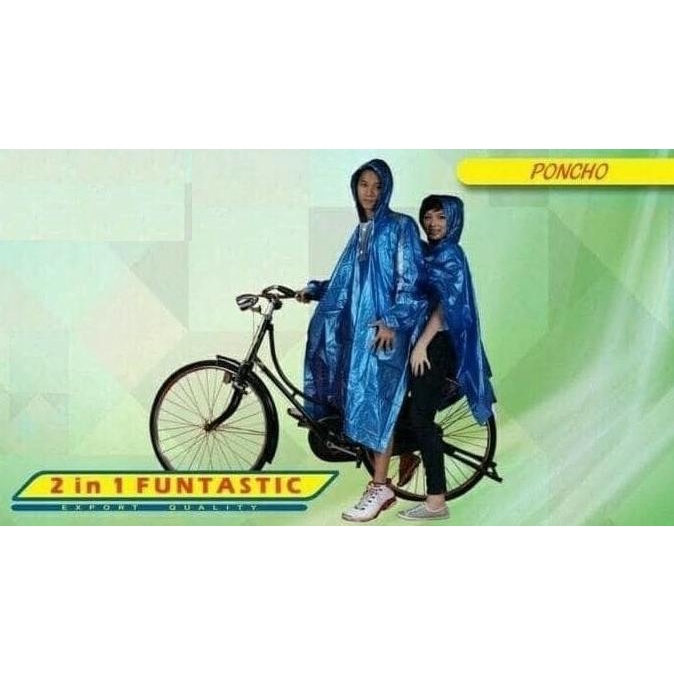 Jas Hujan Ponco Lengan 2 Kepala Batman Funtastic Elmondo 708