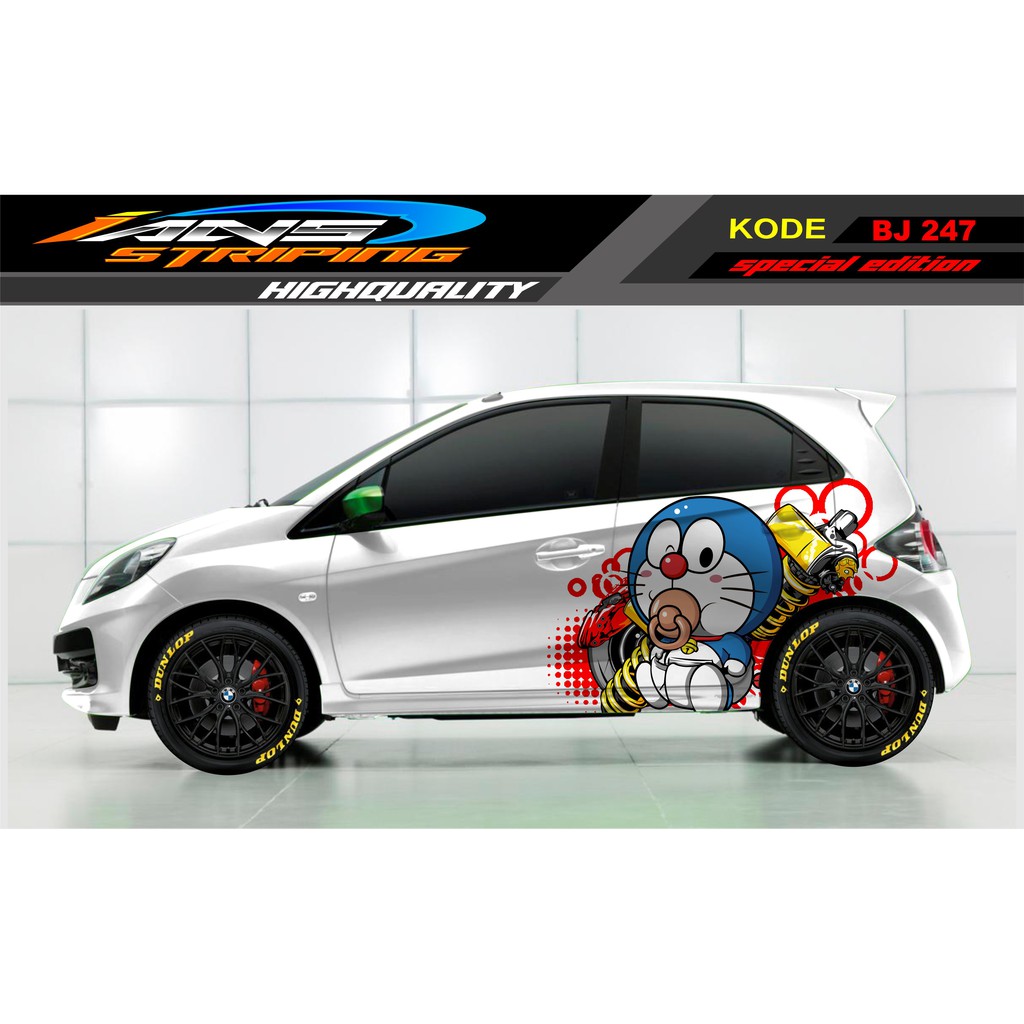 DECAL STIKER HONDA BRIO, JAZZ, CALYA, AGYA, MOBILIO / STICKER MOBIL TERBARU