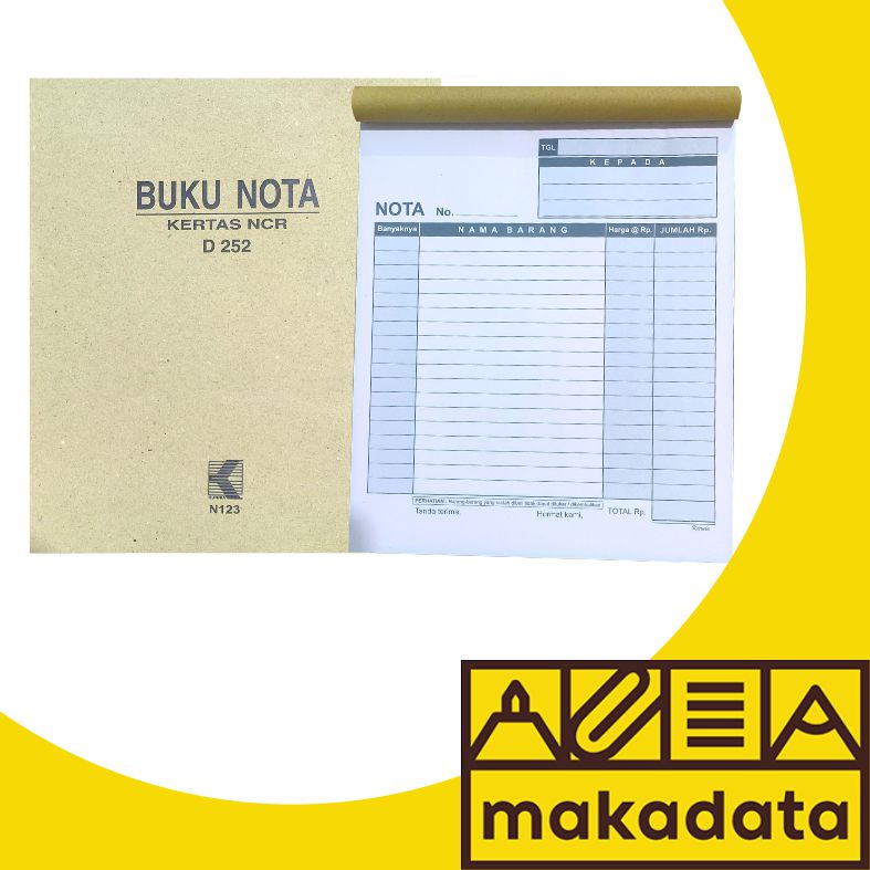 

NOTA TEGAK 1/2 FOLIO 2 RANGKAP 25 LEMBAR KURNIA (1PCS) MURAH