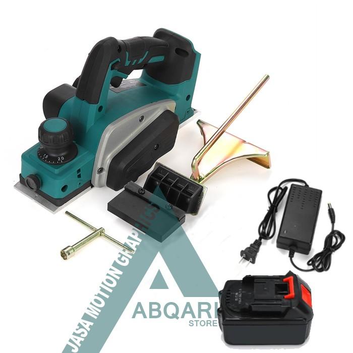 CORDLESS PLANER MESIN SERUT BATERAI MESIN KETAM BATRE