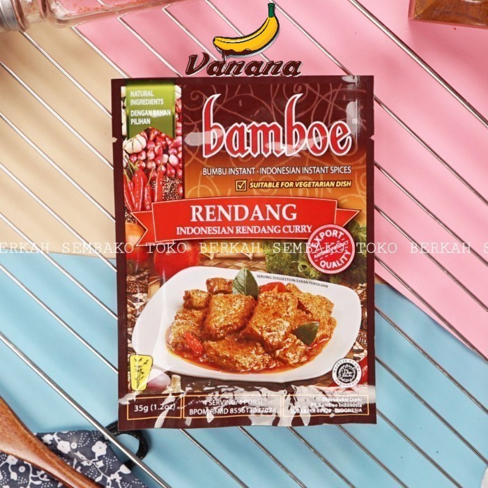 

Bamboe Bumbu Rendang 35 gr / Indonesian Rendang Curry