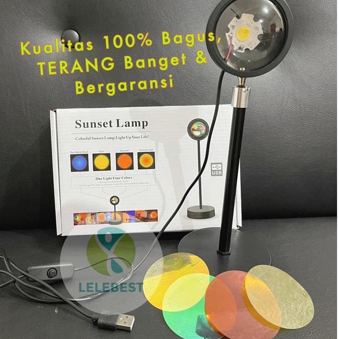 Jual Lampu Sun Set Lampu Matahari Proyektor Lampu Tidur Led Matahari