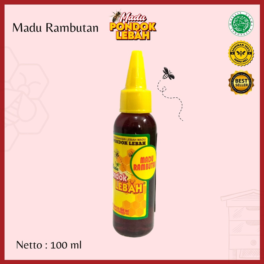 

Madu Rambutan 100ml - Pondok Lebah