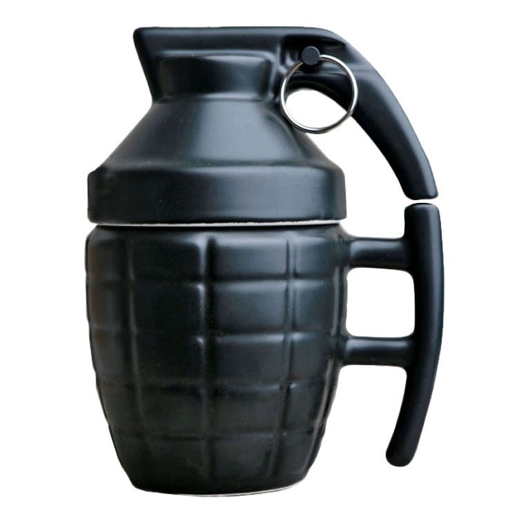 Gelas Mug Model Granat Tangan - Black OMHZREBK