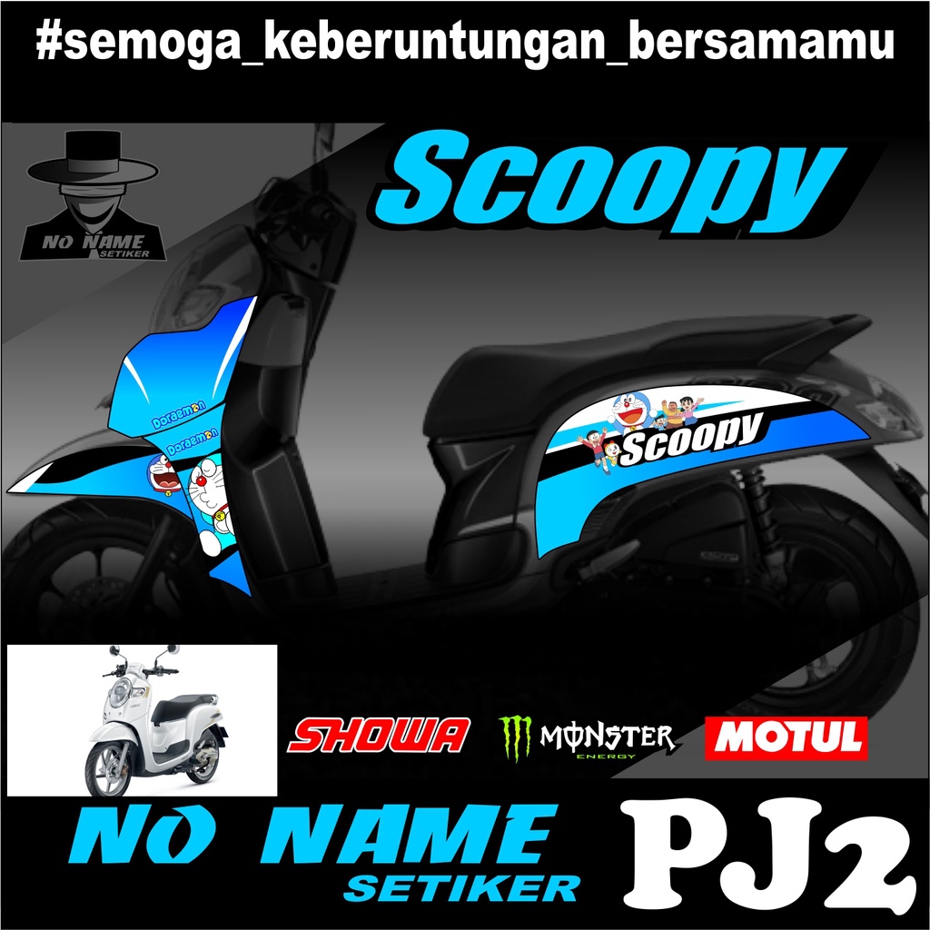 Striping Scoopy Scupy(pj2) Injeksi 2017 sampai 2020