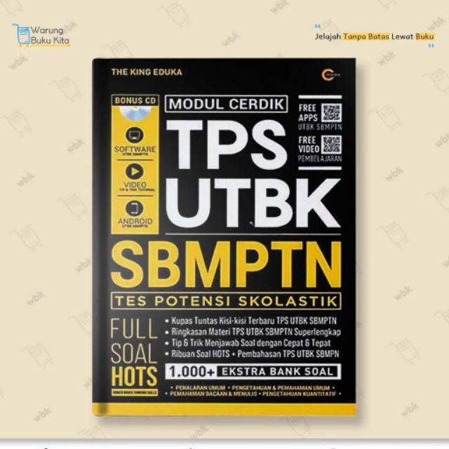 Modul Cerdik Tps Utbk Sbmptn Cd The King Eduka 100 Original Shopee Indonesia