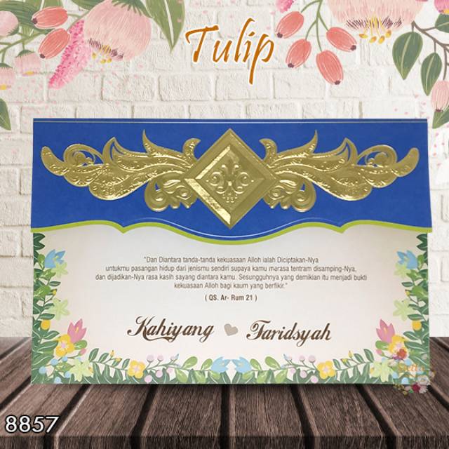 

blangko Undangan Tulip 8857