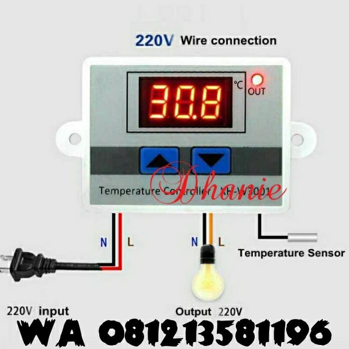 Termostat otomatis AC 220V Terlaris