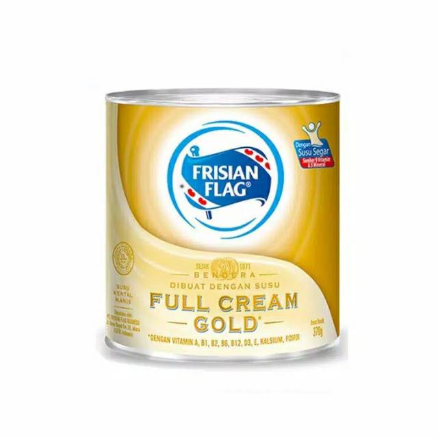 

Frisian Flag Susu Kental Manis Full Cream Gold Kaleng 370gr