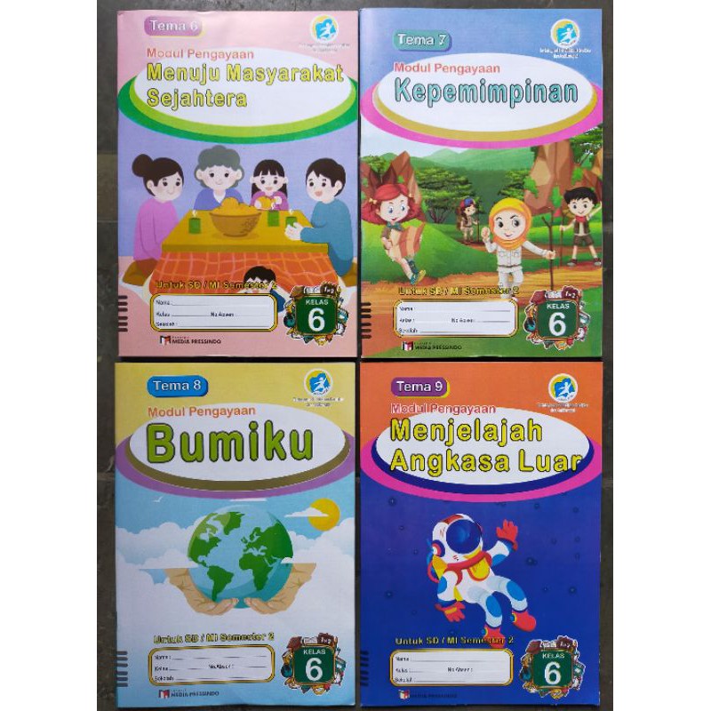 LKS Modul Pengayaan 6 Tematik SD Kelas 6 Semester 2 Kurtilas Revisi Terbaru