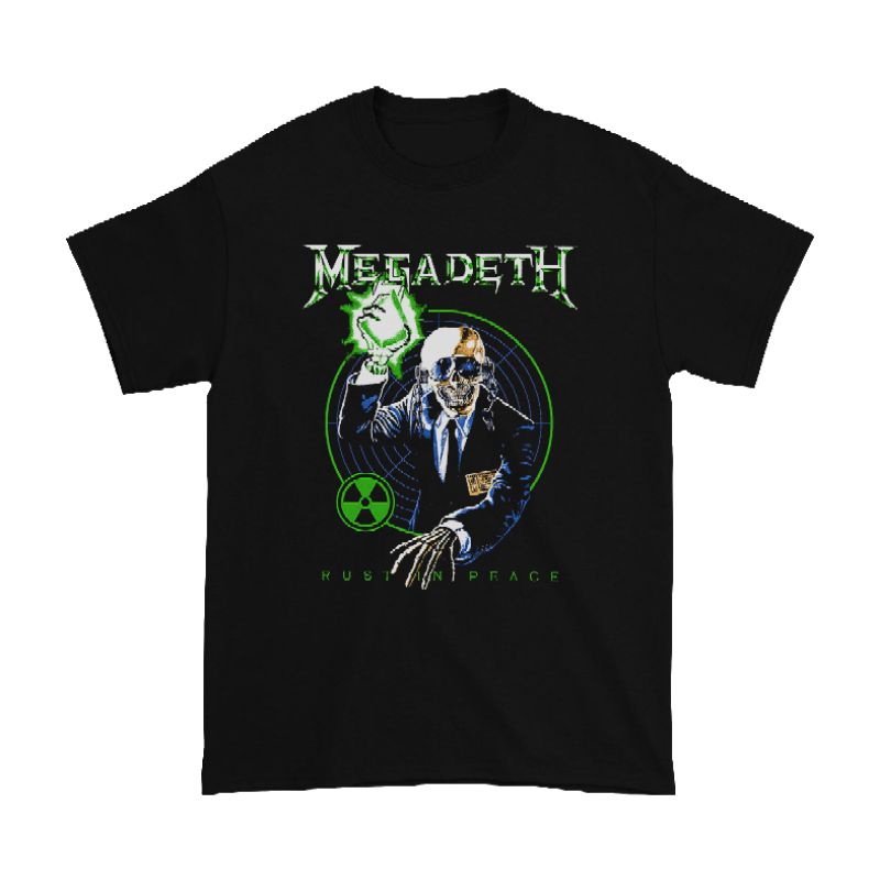Kaos Megadeth Band | Kaos Band Megadeth Music | T-Shirt Vintage Band | Kaos Pria dan Wanita