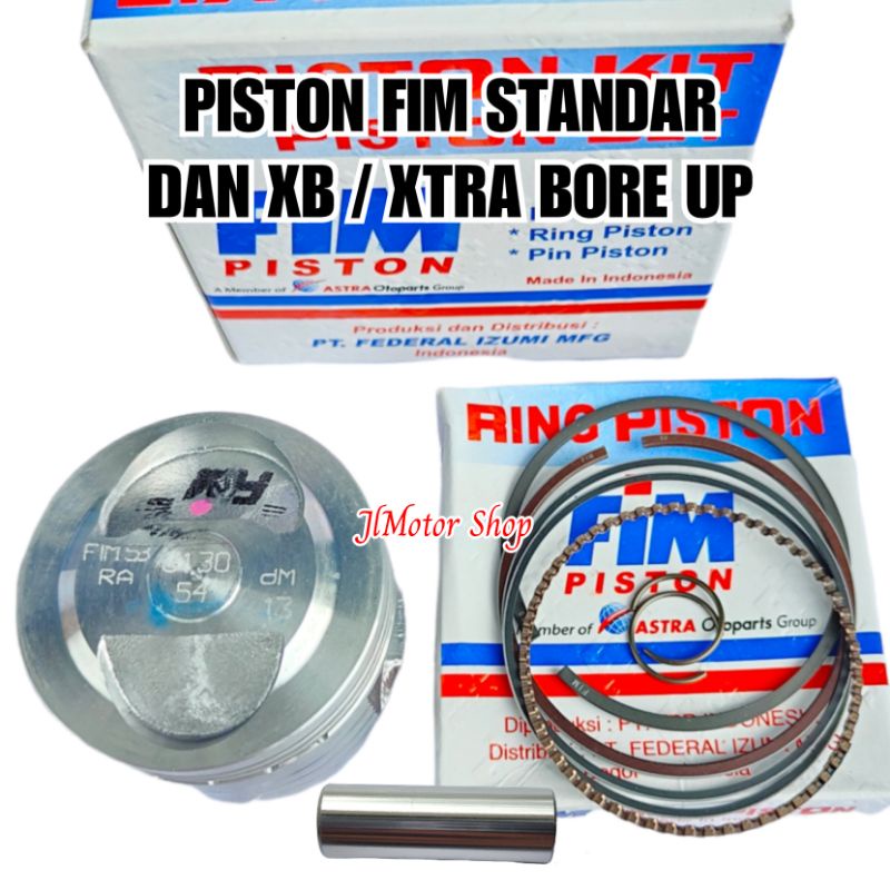 SEHER PISTON FIM IZUMI 50 50.5 51 51.5 52 52.5 53.5 54 55 55.25 57 57.5 58 58.5 59 - 64 JUPITER Z VEGA R RR ZR FORCE SUPRA GRAND ASTREA KARISMA BEAT BLADE REVO MIO SPORTY MIO SOUL NUOVO MIO J GT KLX 150 D-TRACKER CRF 150 VIXION JUPITER MX KING 135 R15 DLL