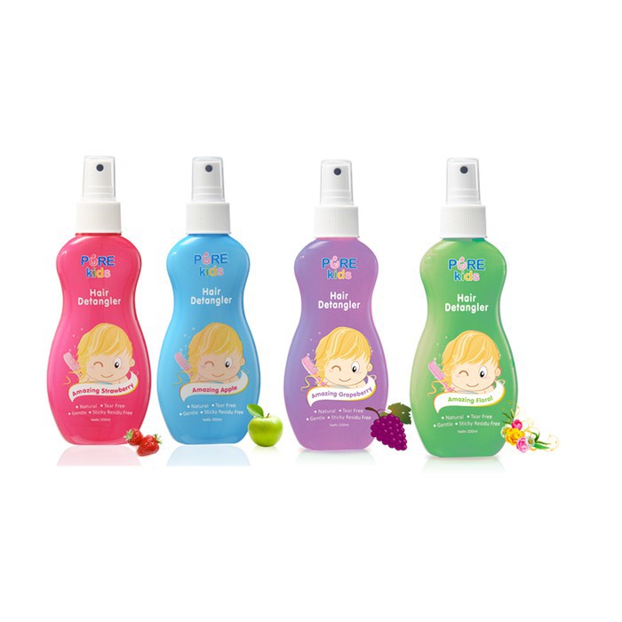 Pure Kids Hair Detangler 200ml / Gel Rambut