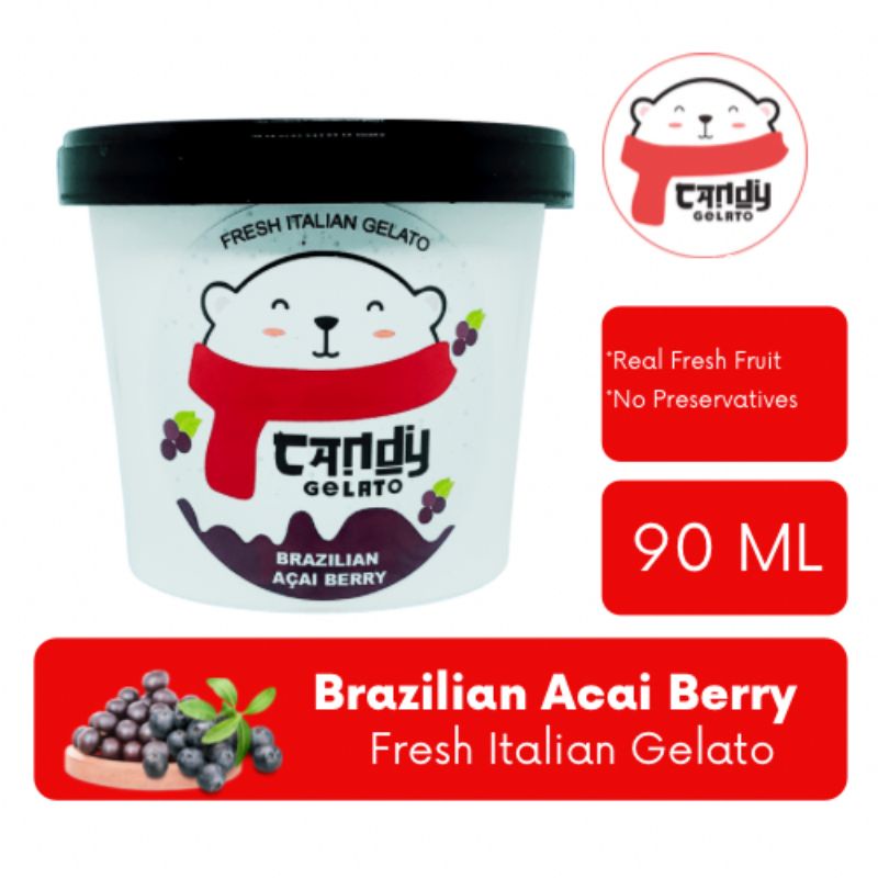 

Brazilian Acai Berry Ice Cream Gelato