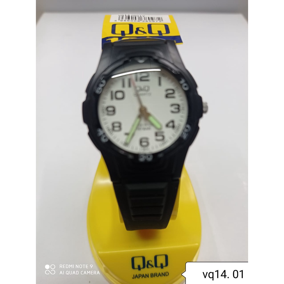 SALE Jam Tangan Pria Casual Sporty Rubber Analog Original Q&amp;Q QNQ QQ VQ14 VQ14J Series