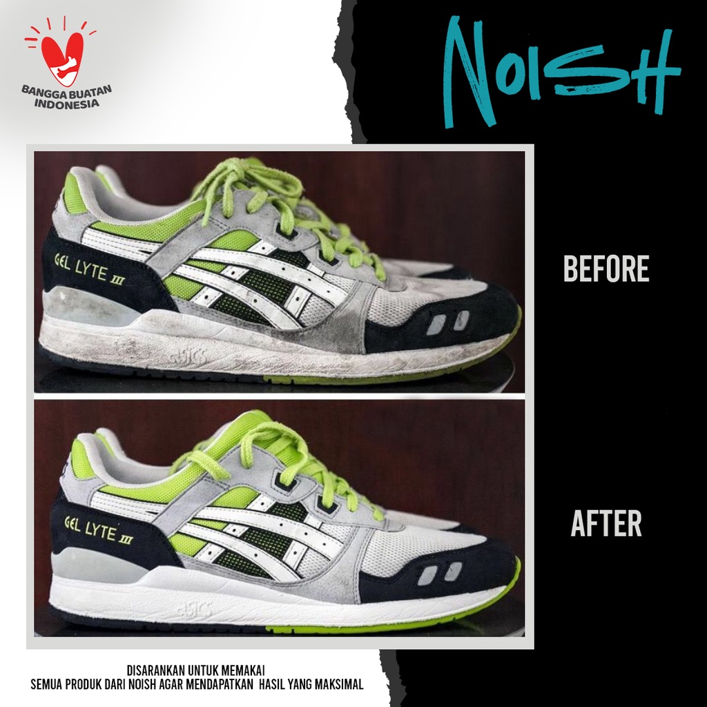 Noish Cleaner Kit / Cairan pembersih Sepatu / Shoes Cleaner / Sabun Cuci Sepatu / Paket Cuci Sepatu