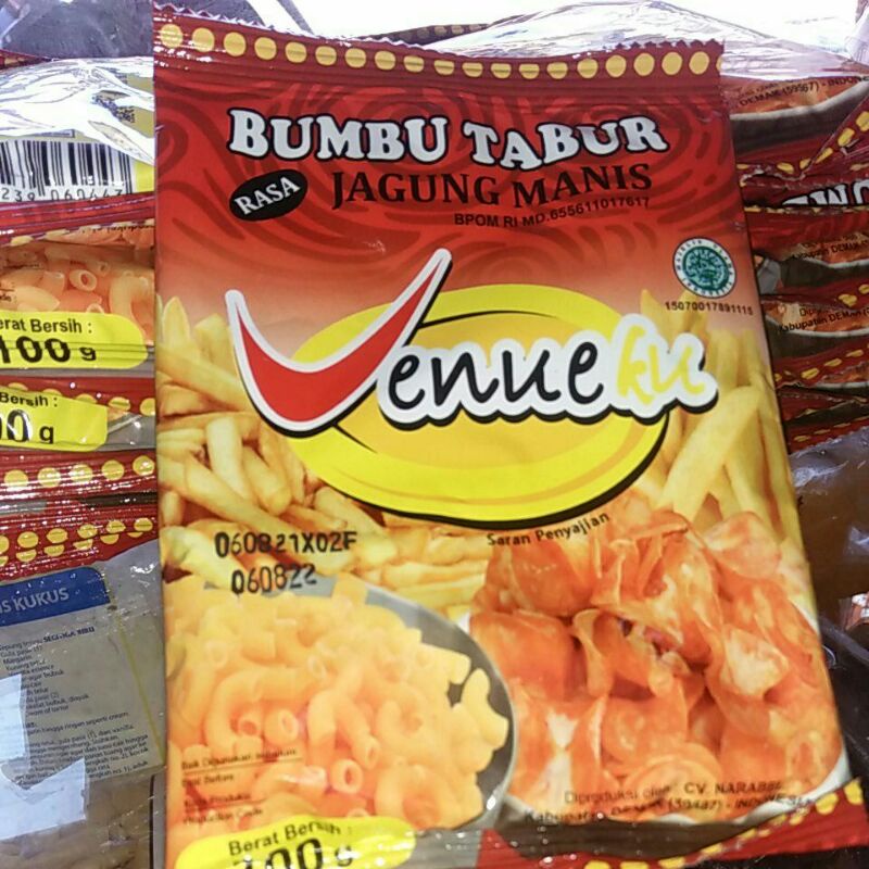 

BUMBU TABUR VENUSKU JAGUNG MANIS