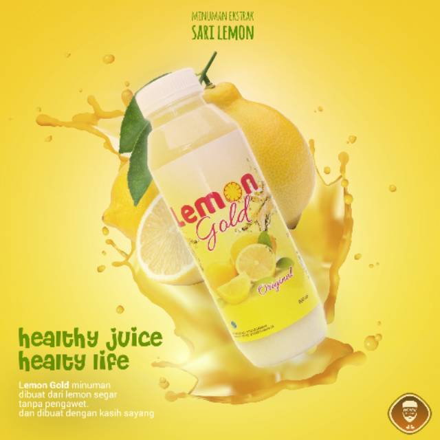

LEMON GOLD 500ML - SARI LEMON ASLI BANTU PROGRAM DIET
