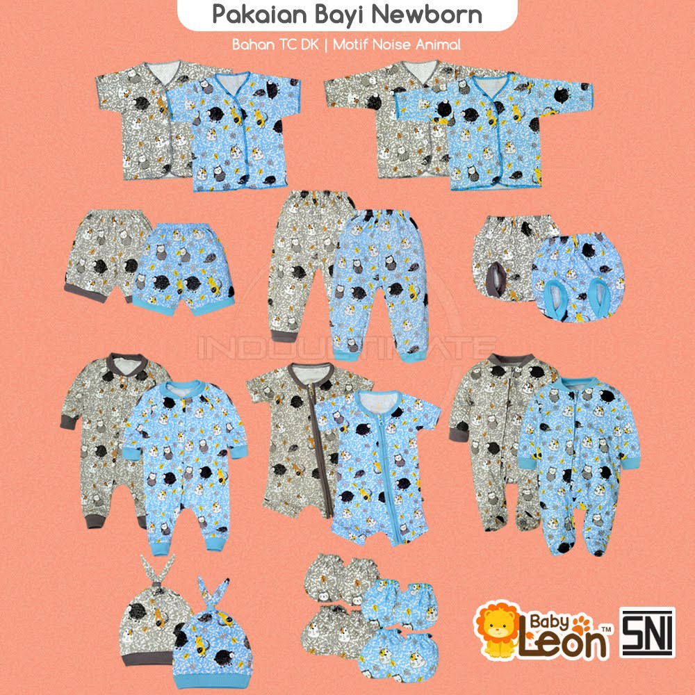 Perlengkapan Bayi ANIMAL SERIES BABY LEON Baru Lahir Newborn Jumper Jumsuit Jumpsuit Bayi Pakaian Bayi Celana Bayi Kaos Bayi Setelan Baju Bayi Topi Bayi Sarung Tangan Bayi Sarung Kaki Bayi DS-