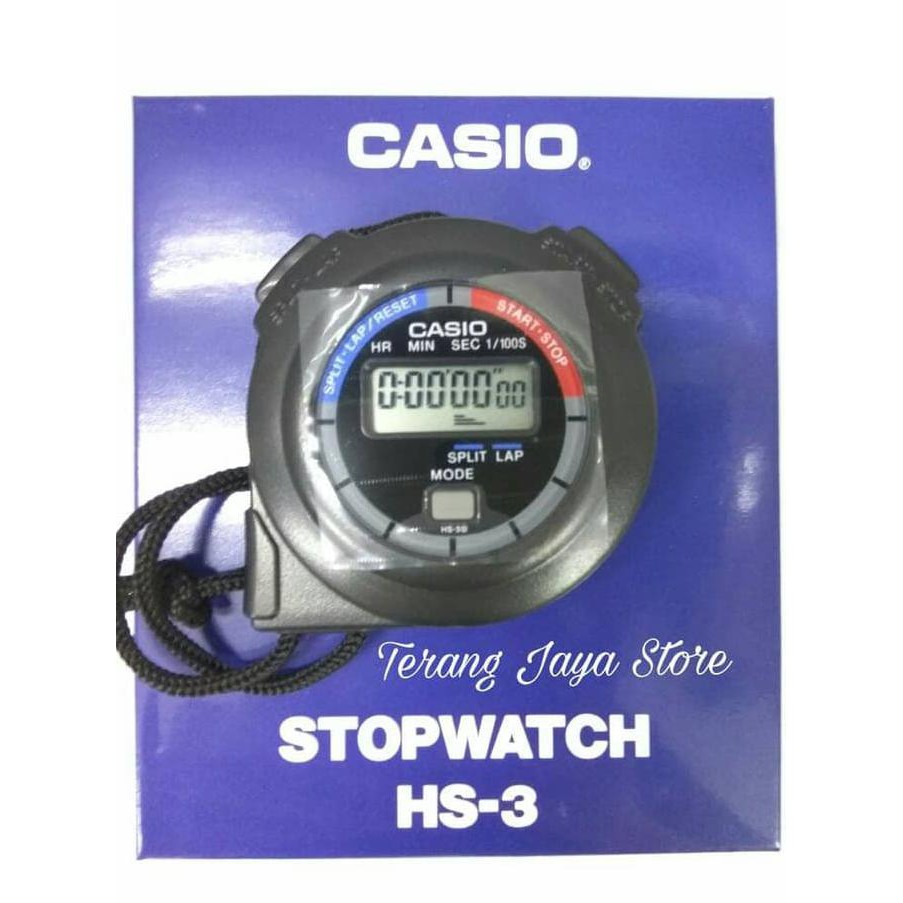 Jual Stopwatch Casio HS3 (Alat pengukur waktu) Shopee Indonesia