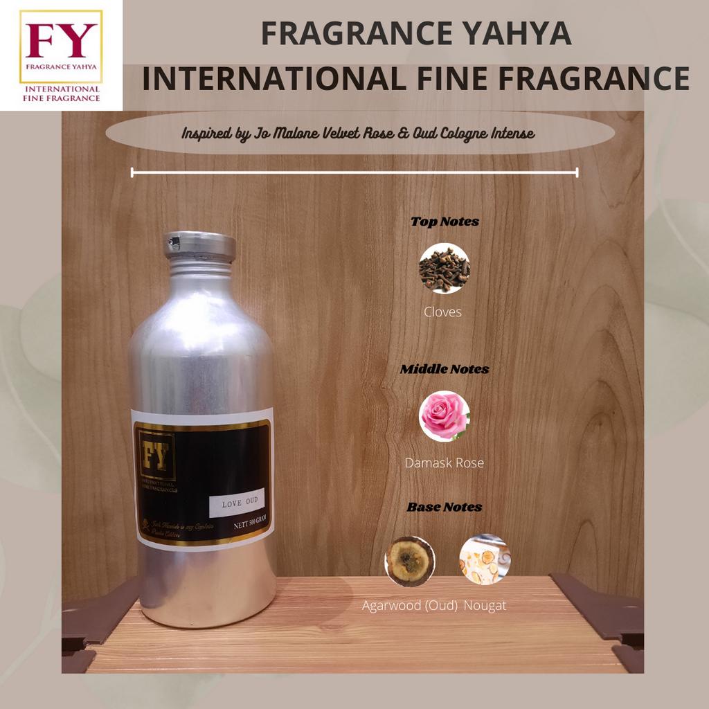 Fragrance Oil (Bibit Parfum) - Love Oud – Jo Malone Velvet Rose & Oud