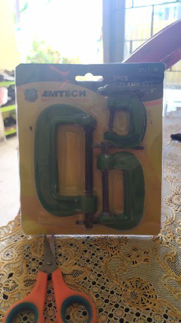 C Clamp Set 3 Pcs Starter Pack Klem C Set Ukuran 1” 2” 3” Inch Inci Catok C Set Penjepit Meja Tipe C