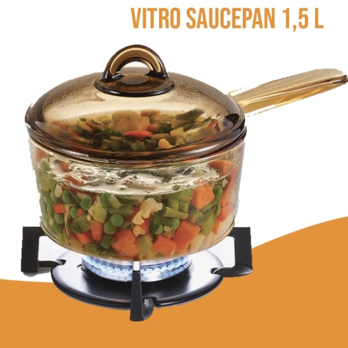 LUMINARC VITRO SAUCEPAN 1.5 LITER