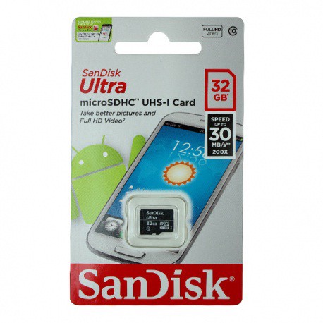 Kartu memori memory kartu sd card SanDisk San disk Ultra MicroSD 32GB Class 10 no Adapter Original