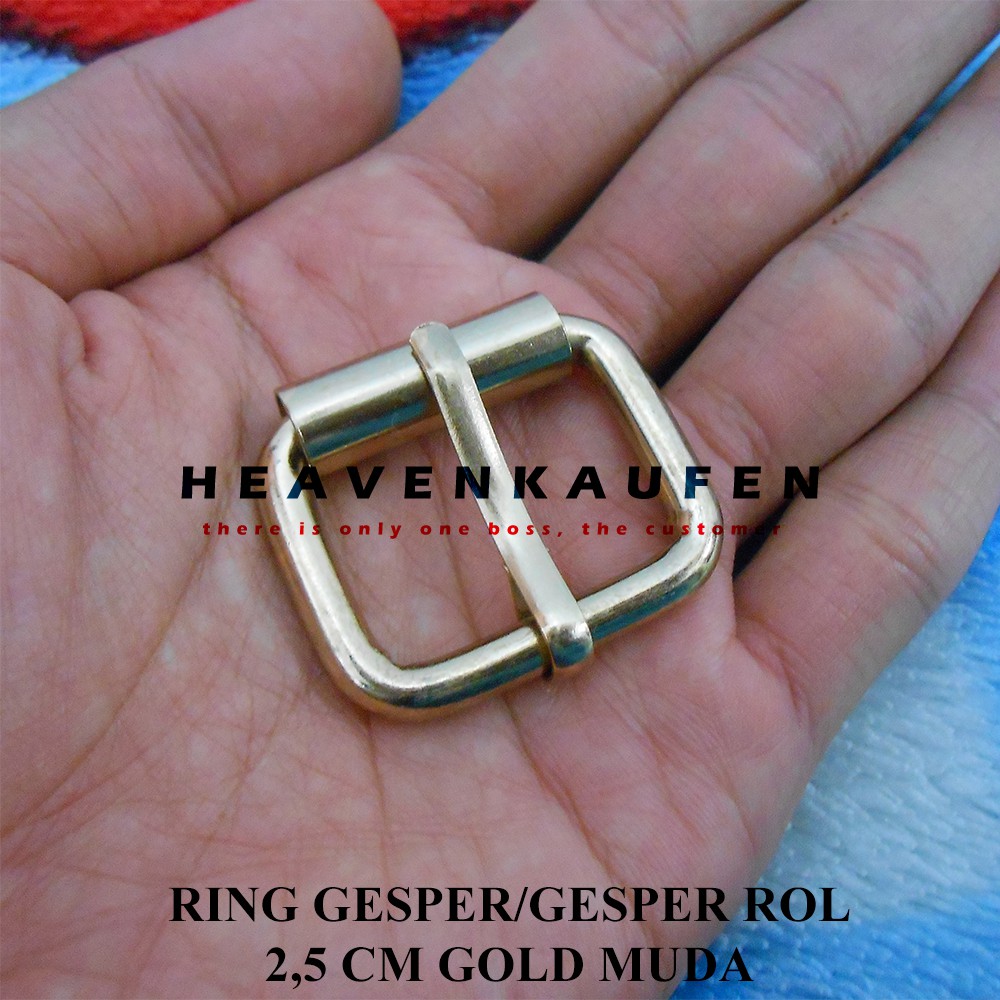 Gesper Rol / Ring Gesper Tas 2,5 cm Gold Muda Emas Muda