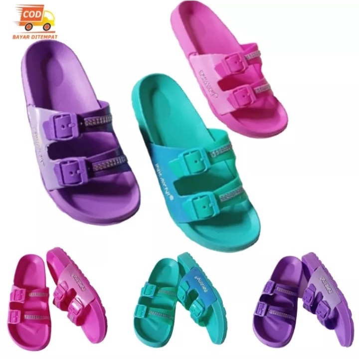 Sandal Selop Wanita Terlaris Sandal Selop Gesper Wantia Sandal INKAYNI