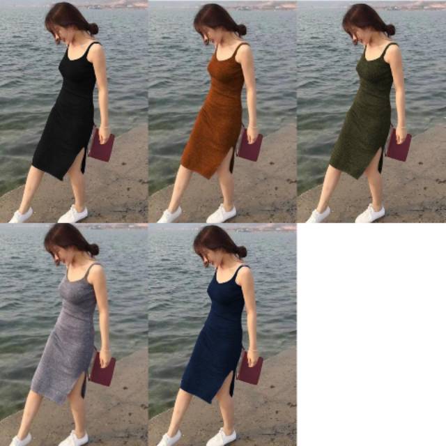 Dress Girl Rajut BG9 / DRESS / TERUSAN / DRESS RAJUT WANITA KOREA / BODYCON / MURAH