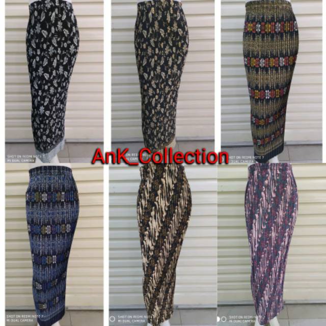 Terlaris rok plisket motif terlengkap