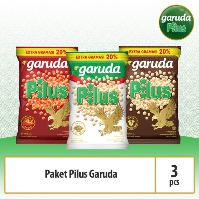 

Garuda Pilus Sapi Panggang, Mi Goreng & Premium Pedas- Snack / Cemilan