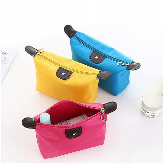 [NEW] Tas Kosmetik Polos Mini Pouch Tas Makeup Pouch Kosmetik Tas Wanita Murah