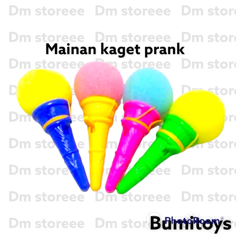 mainan tembak kaget bentuk ice krim / mainan prank jahil