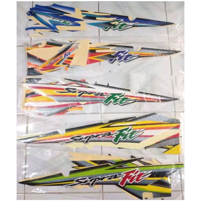 Striping SUPRA FIT 2005 CAKRAM | stiker motor honda supra fit lama
