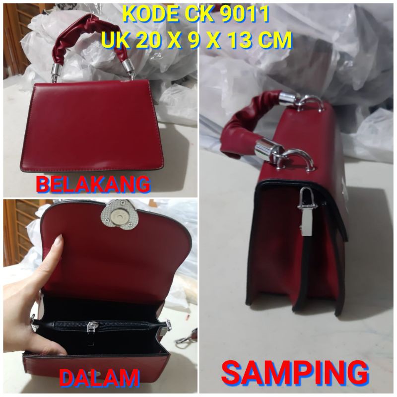 Tas fashion ck 9011&amp; 6091 import 2 tali uk 20 x 13 cm handbags selempang