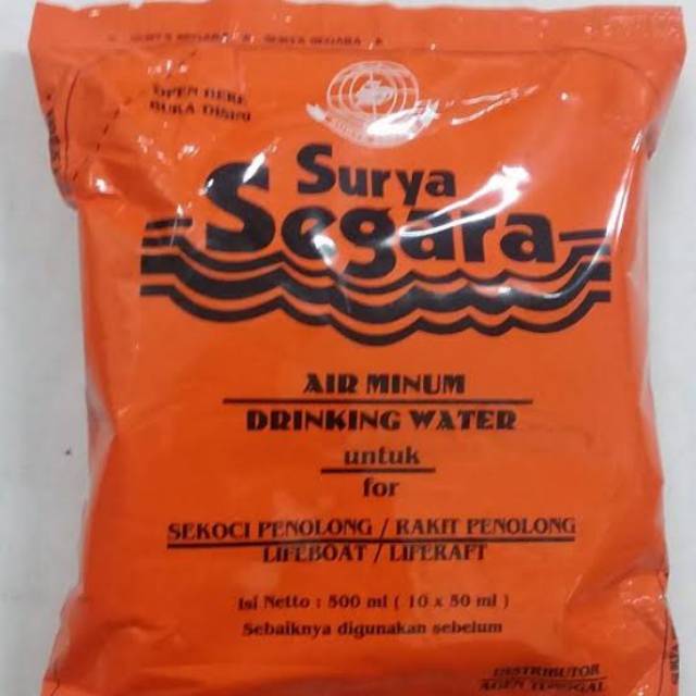 

Surya Segara Emergency Survival Drink Water - Air Minum Darurat