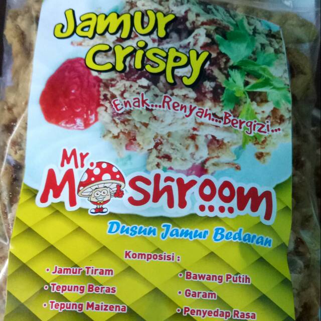 

Jamur crispy original 125gr Mr. Mushroom