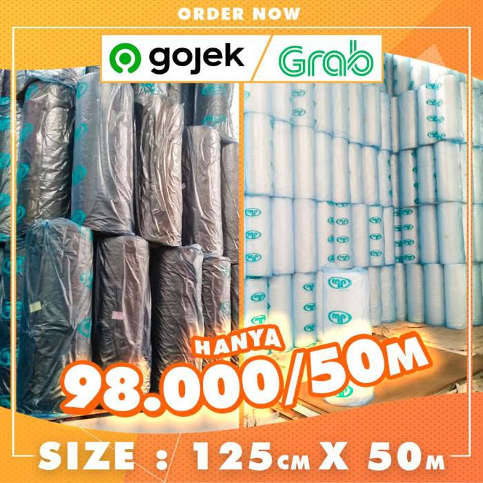 

PROMO - BUBBLE WRAP ROLL 50 METER HITAM PUTIH BUBLE WRAP MULIAPACK MULIA PACK - MP PUTIH