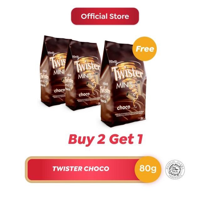 

Twister Chocolate 80 g Buy 2 Get 1