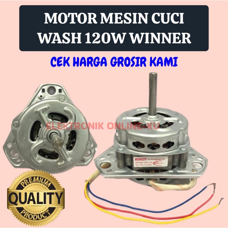 DINAMO MOTOR MESIN CUCI WASH 120W WINNER