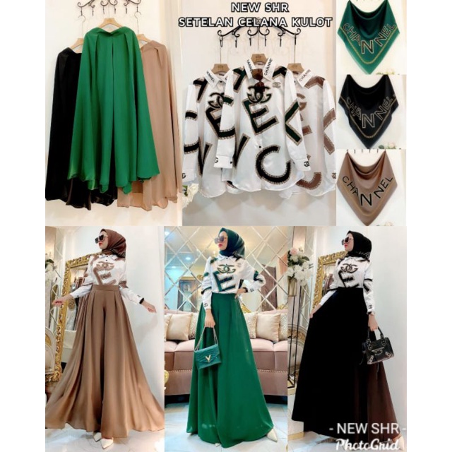 ready setelan celana kulot SHR ORI