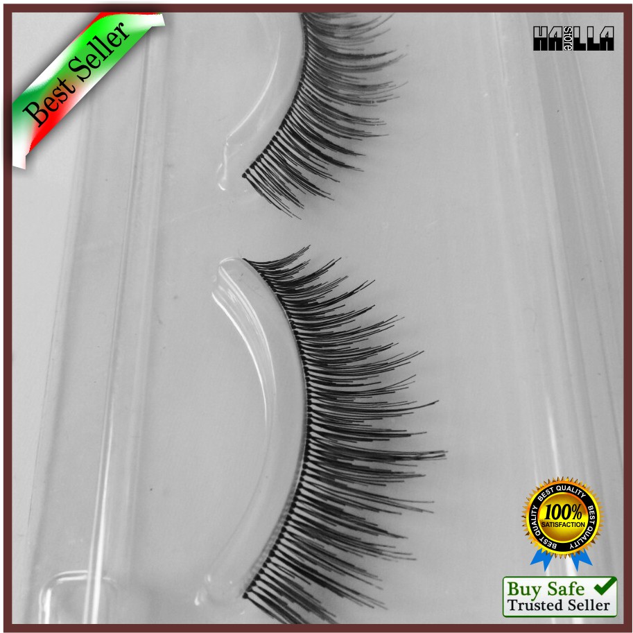 Bulu mata Palsu 046 Fake Eyelash Natural Lembut Premium Bagus Murah Kualitas Export