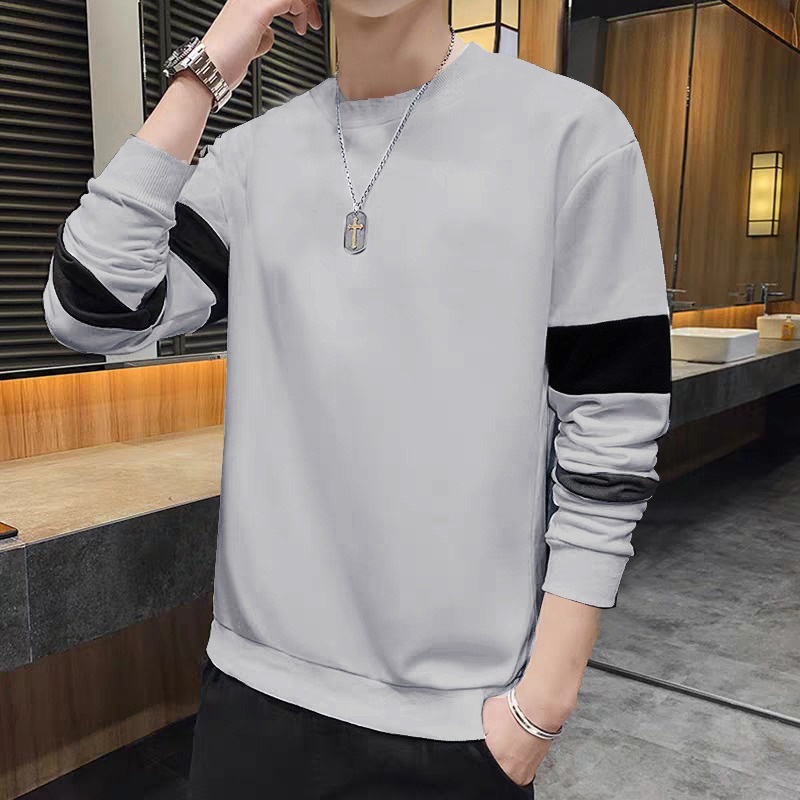 KIYOWO-BAJU SWEATER KAOS DISTRO PREMIUM ROBE LENGAN PANJANG PRIA CASUAL