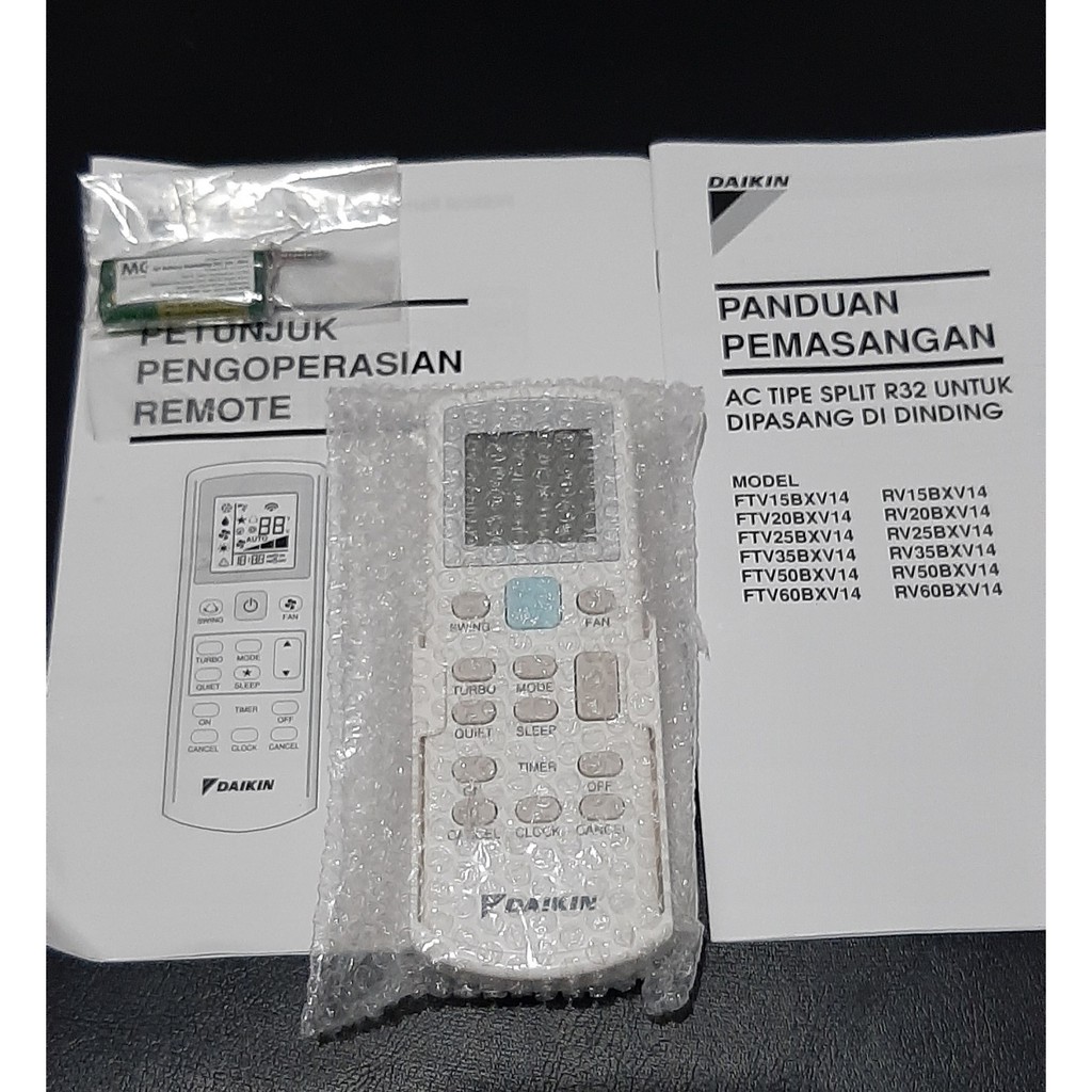 Remote Ac Split Daikin Lite Malaysia Original Shopee Indonesia