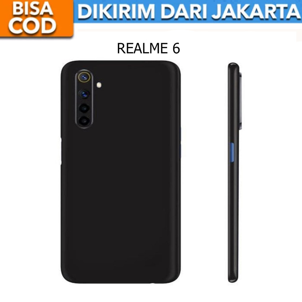 SoftCase Black Matte for Realme 6