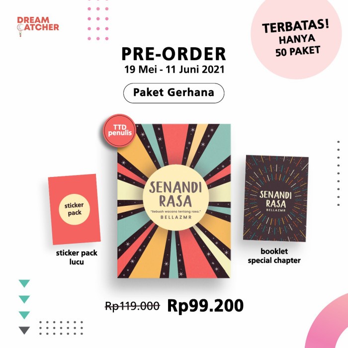 

PROMO!!! SENANDI RASA (PAKET GERHANA) BY BELLAZMR TERBARU