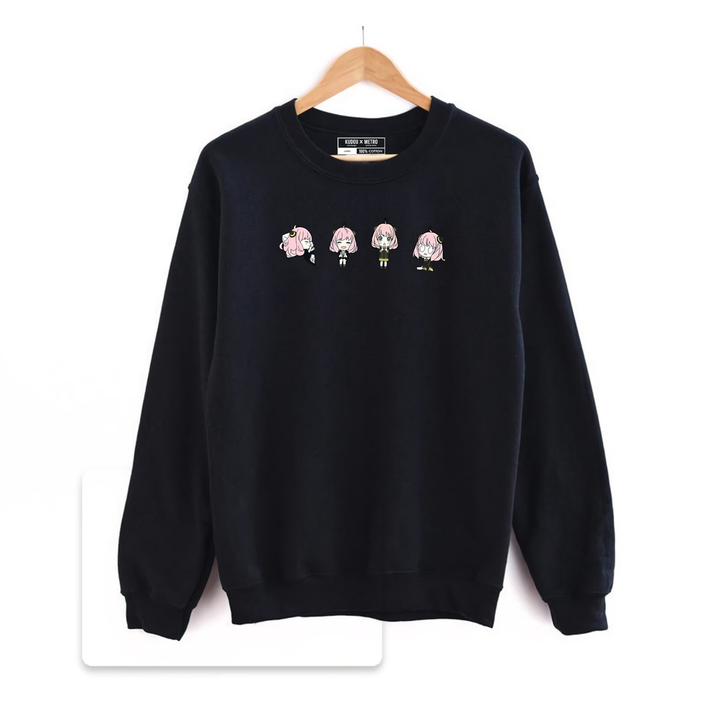 Crewneck Anya Chibi Anime Manga Spy x Family Premium Unisex